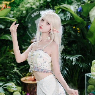 秀色可餐2森林 精灵 美女 兽耳 电脑壁纸-墨鱼部落格.jpg
