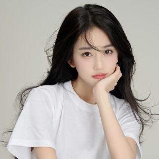 一手托腮可爱清纯美女一手托腮可爱清纯美女潘敏壁纸-墨鱼部落格.jpg