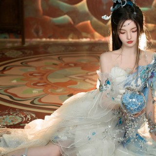 秀色可餐1唯美 cos美女 漂亮古风美女电脑壁纸-墨鱼部落格.jpg